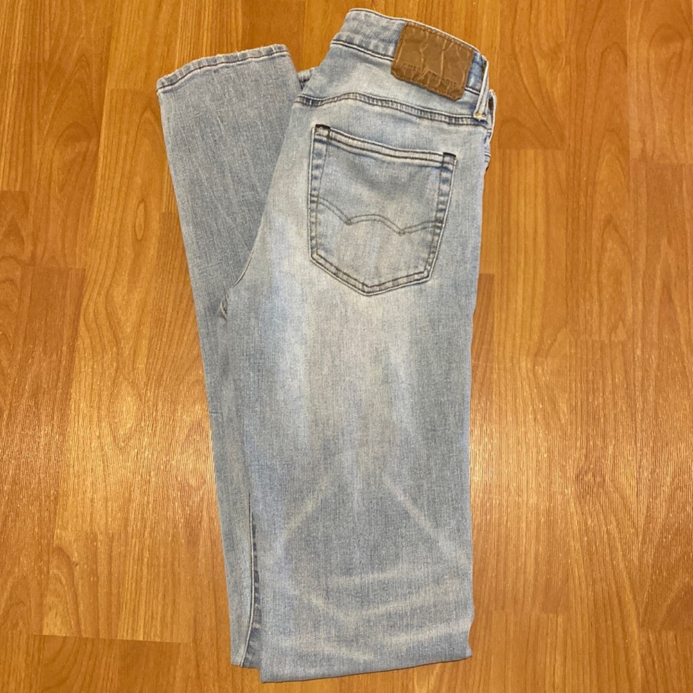 Mens - American Eagle - Stacked Skinny Distressed Jeans - Sz 29 x 32